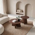 Retro-Style Nesting Coffee Table Set
