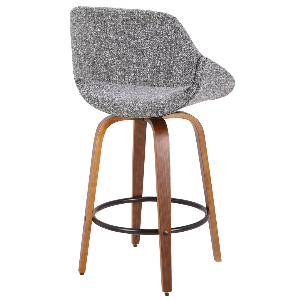Mid-Century Modern Counter Stool in