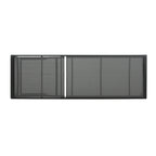 Cape Coral KD Chaise Lounge Black (Set of 2)