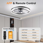 Smart Ceiling Fan with LED Light