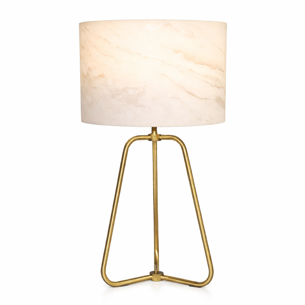 Modern Marble Lampshade Desk Lamp