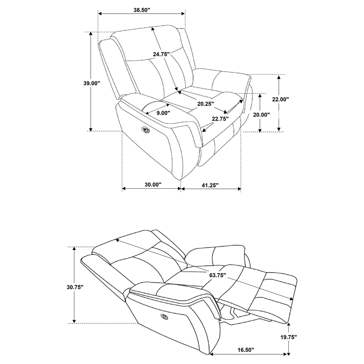 Franklin Glider Recliner