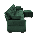 Modular 4-Seater Sofa With Ottoman