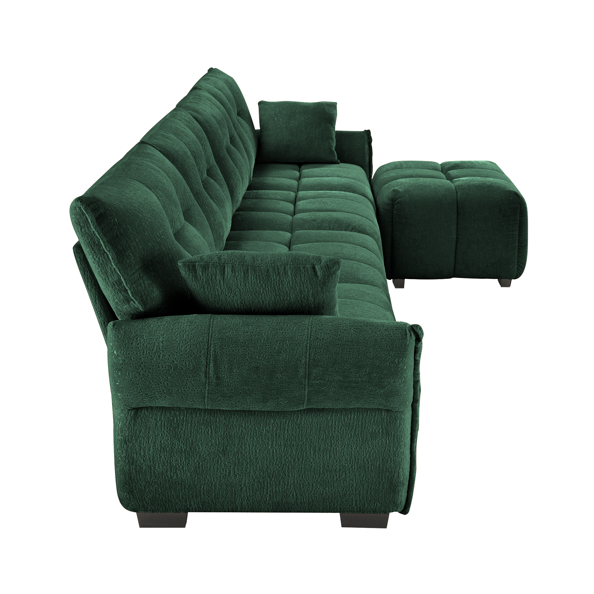 Modular 4-Seater Sofa With Ottoman