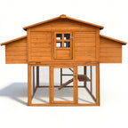 Chicken House for Outdoor with Two Nesting Box