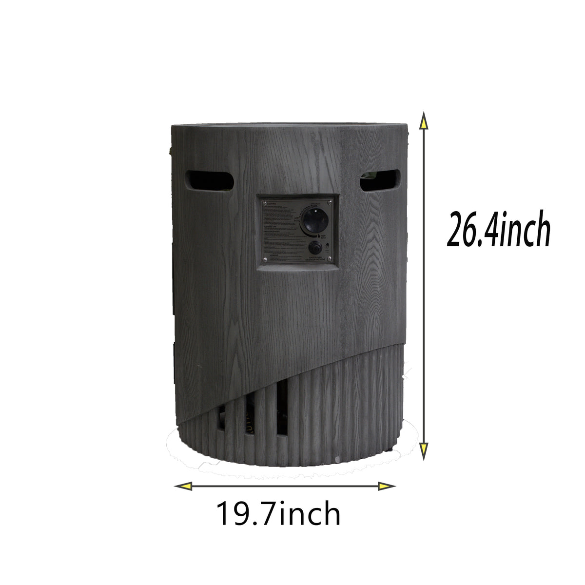 32000 BTU Round Outdoor Gas Fire Pit