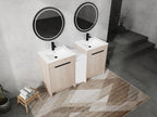 60 Inch Freestanding Bathroom Vanity with Ceramic Sink