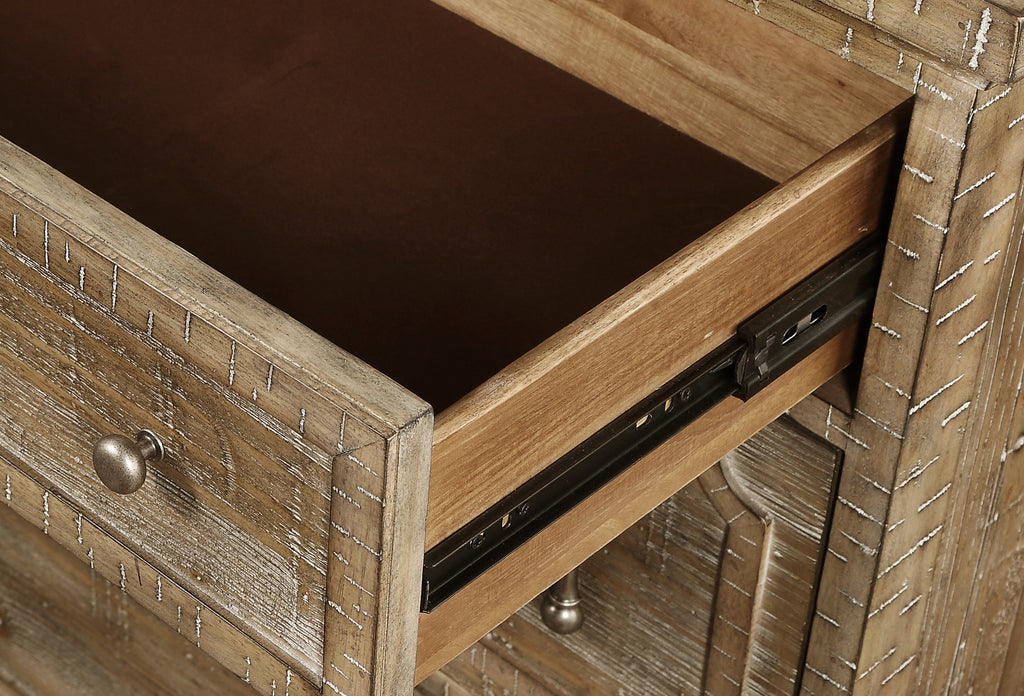 Taupe 5-Drawer Chest