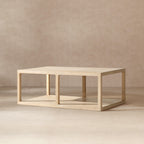 Ellis 48" Reclaimed Wood Open Frame Coffee Table