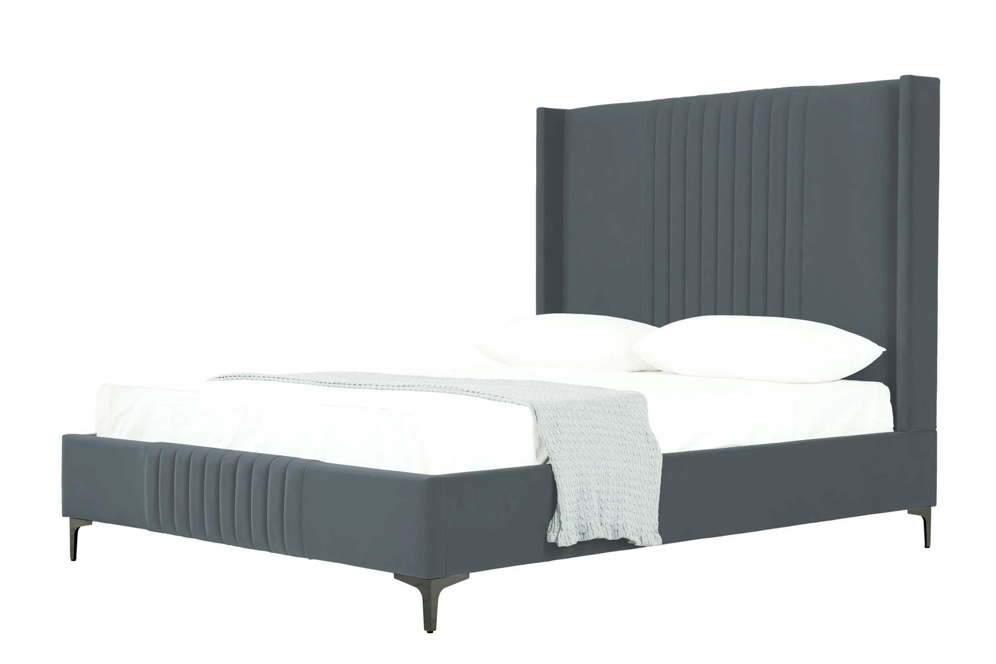Promenade Upholstered Velvet Queen Bed