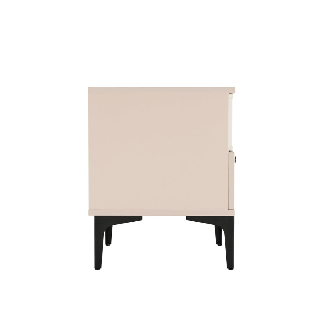 Amara 20" Nightstand in Pale Rose