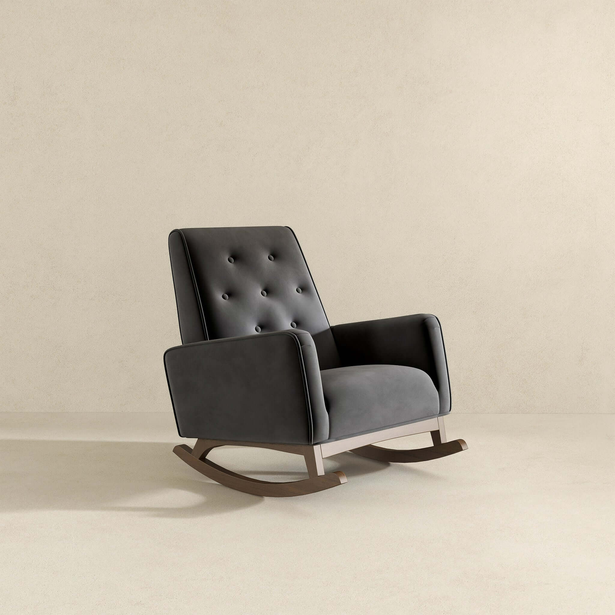 Elegant Style Demetrius Dark Rocking Chair