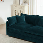 2-Piece Upholstered Sofa, Living Room Sectional Sofa Set