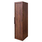 Brown Freestanding Buffet Cabinet with Doors & Shelves