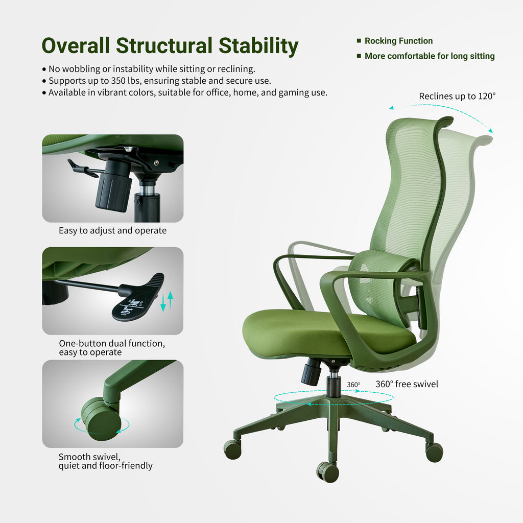 Ergonomic Colorful Office Chair