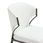 Kirsten Wood Vegan Leather Dining Chair