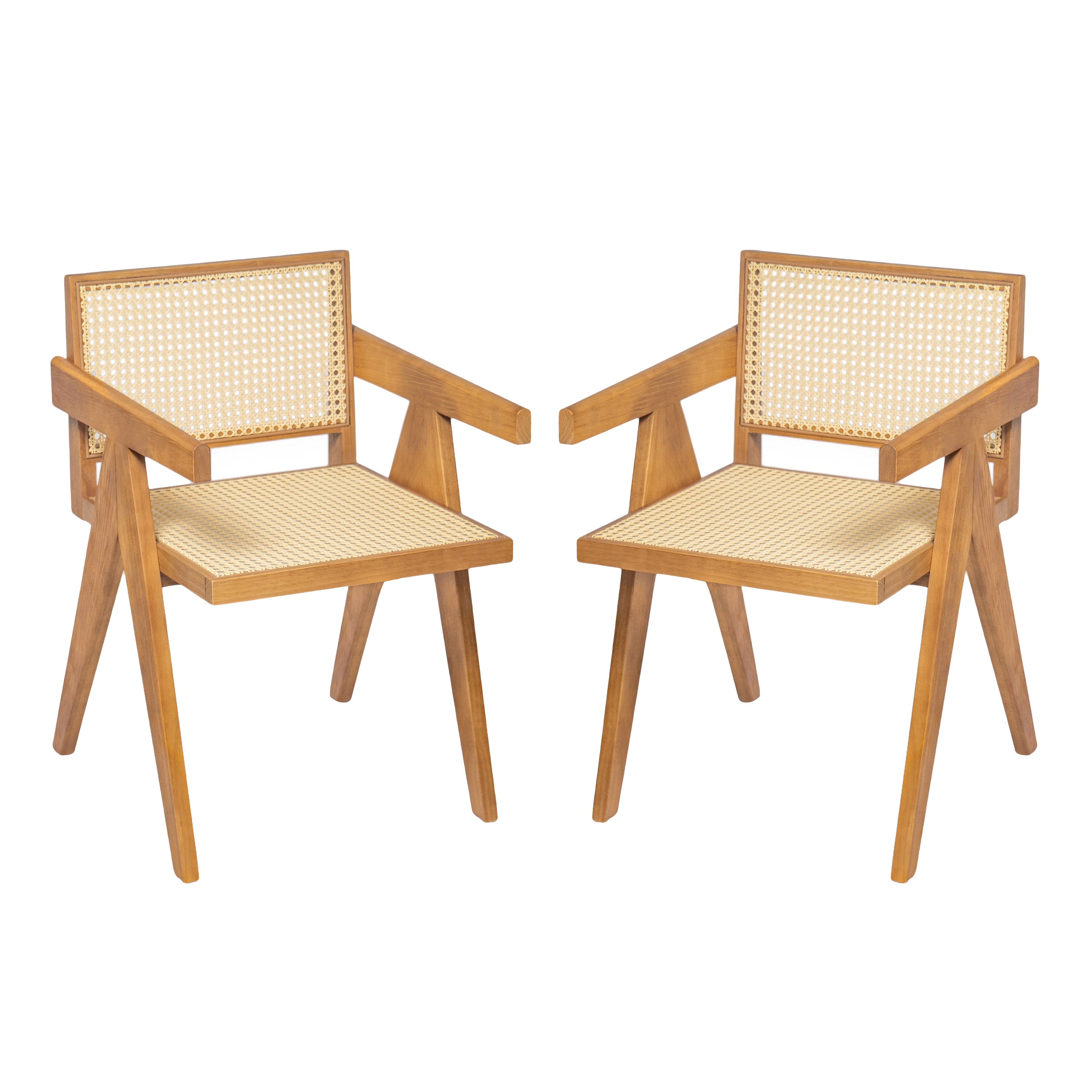 Chandigarh Arm Dining Chair (Set of 2)