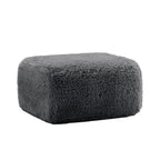 Aviana Ottoman Plush Fabric - Dark