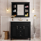 36" Bathroom Vanity with Top Sink