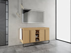 60" Freestanding Bathroom Vanity Cabinet