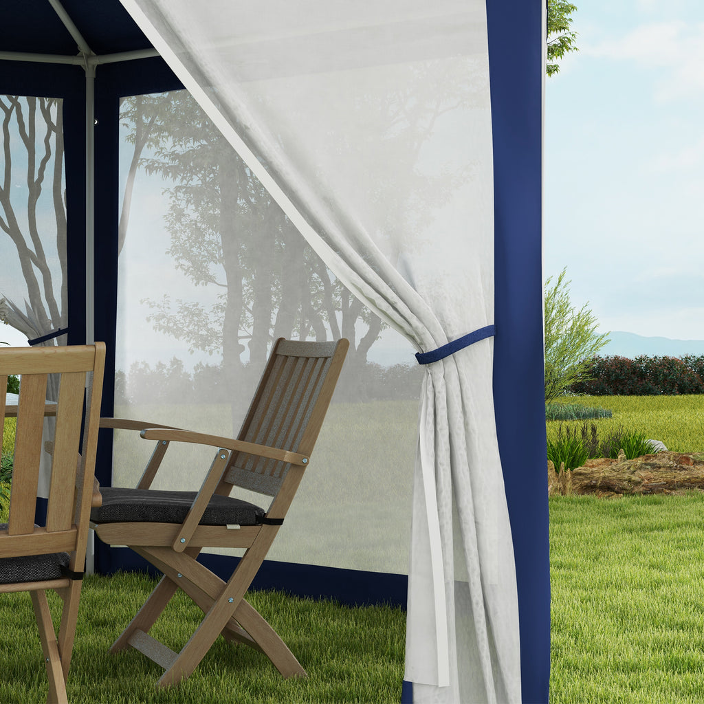 Outsunny Hexagon Outdoor Party Tent
