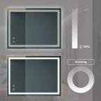 32x24 Inch Bathroom Led Classy Vanity Mirror