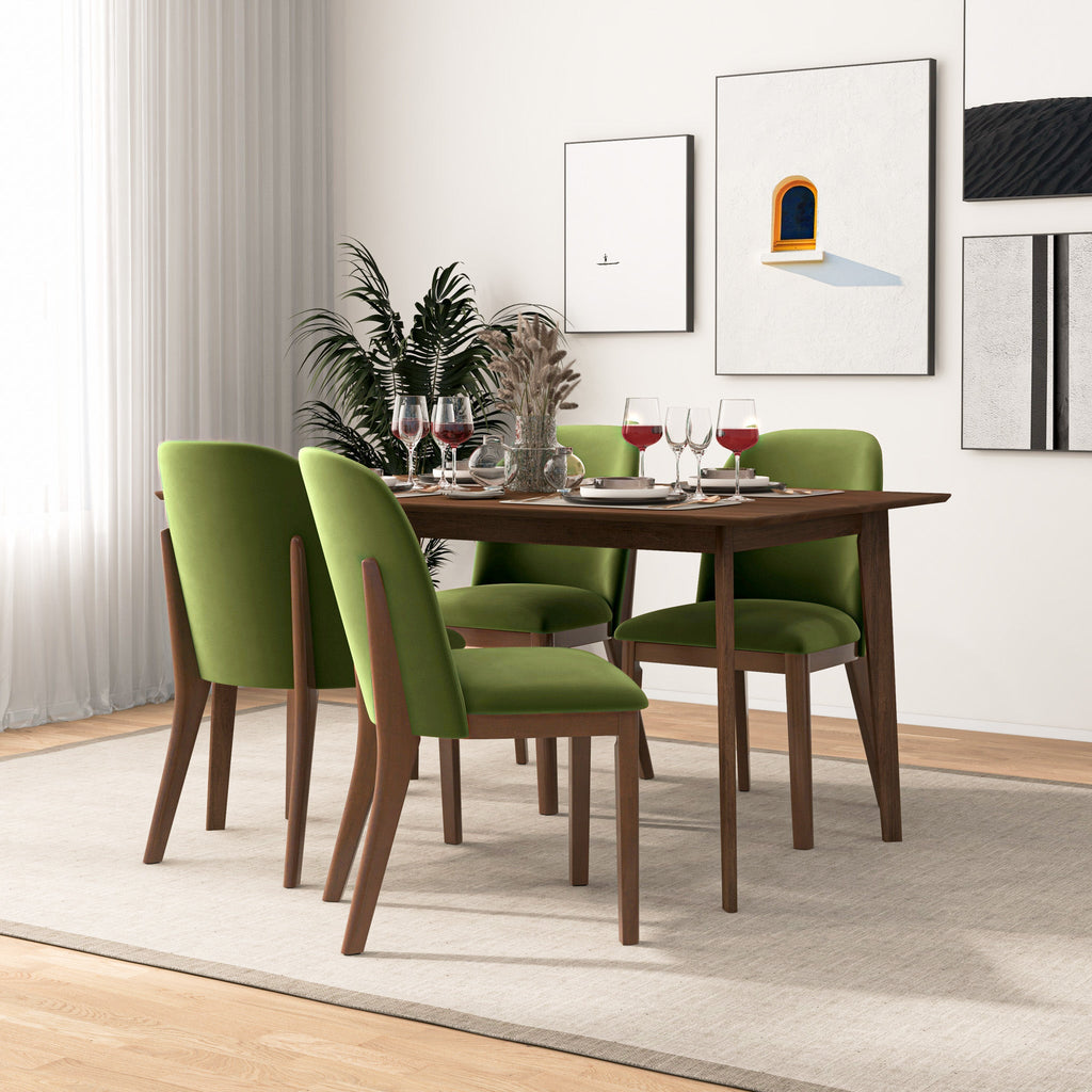 Kaitlyn Mid-Century Modern Dining Chair Set of 2