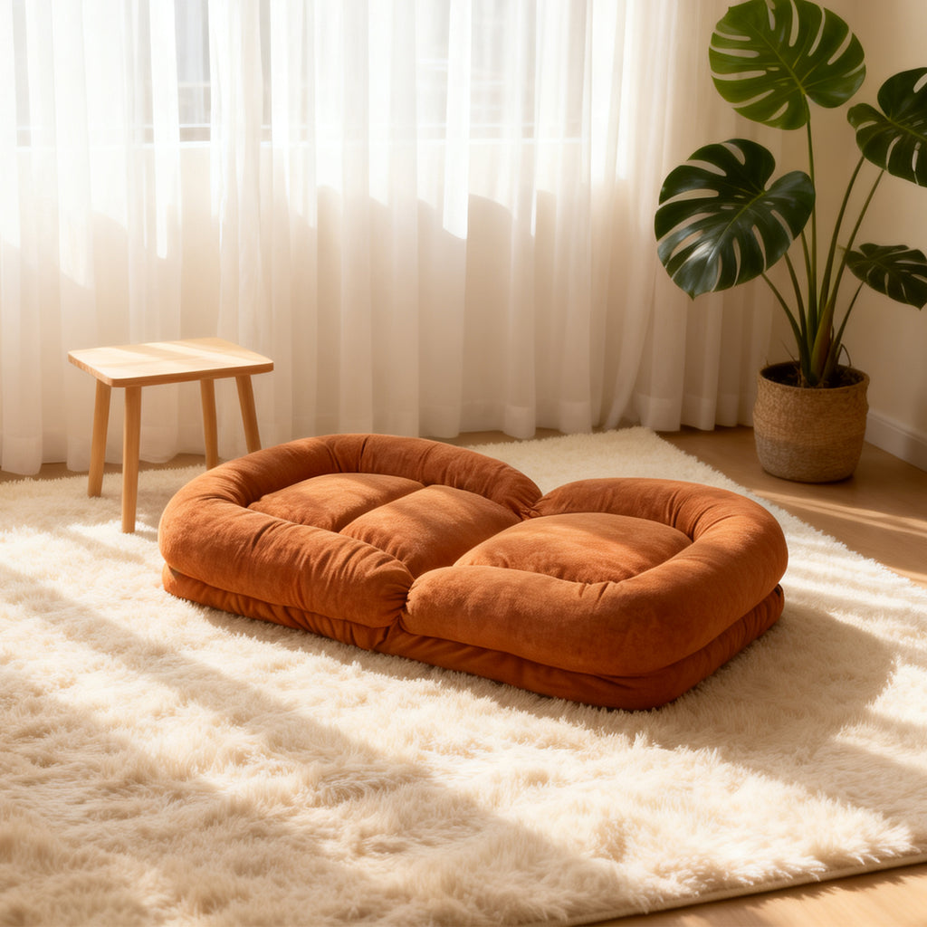 Egg Tart Lazy Sofa - Multi-Segment Folding Comfort