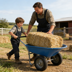 Two-Wheeled Wheel Barrow Trolley