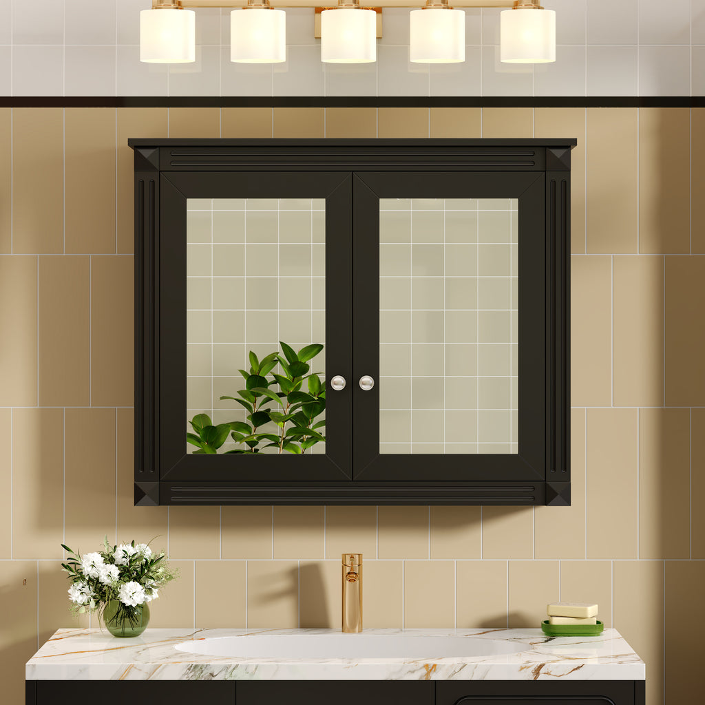 36'' x 28'' Modern Medicine Cabinet with Mirrors