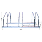 3 Bikes Floor Bike Stand