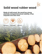 Solid Wood Coat Rack in Walnut