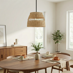 Essence Single Lights Pendant With Rattan Shade