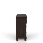 Seven Drawer Dresser in Dark Cherry
