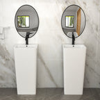 16" Classic Ceramic Bathroom Vanity Sink