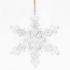 Iron Snowflake Hanger - Set of 6 Holiday Ornaments