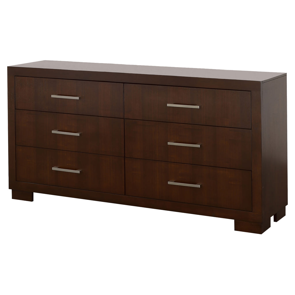 Polk Cappuccino 6-Drawer Dresser