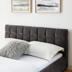Queen Size Upholstered Bed with Storage