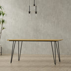 Hunter Dining Table in Brown and Light Brown