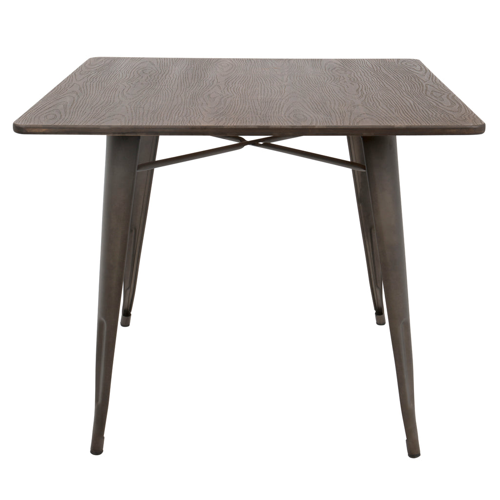 36" Farmhouse Dining Table in Antique Finish