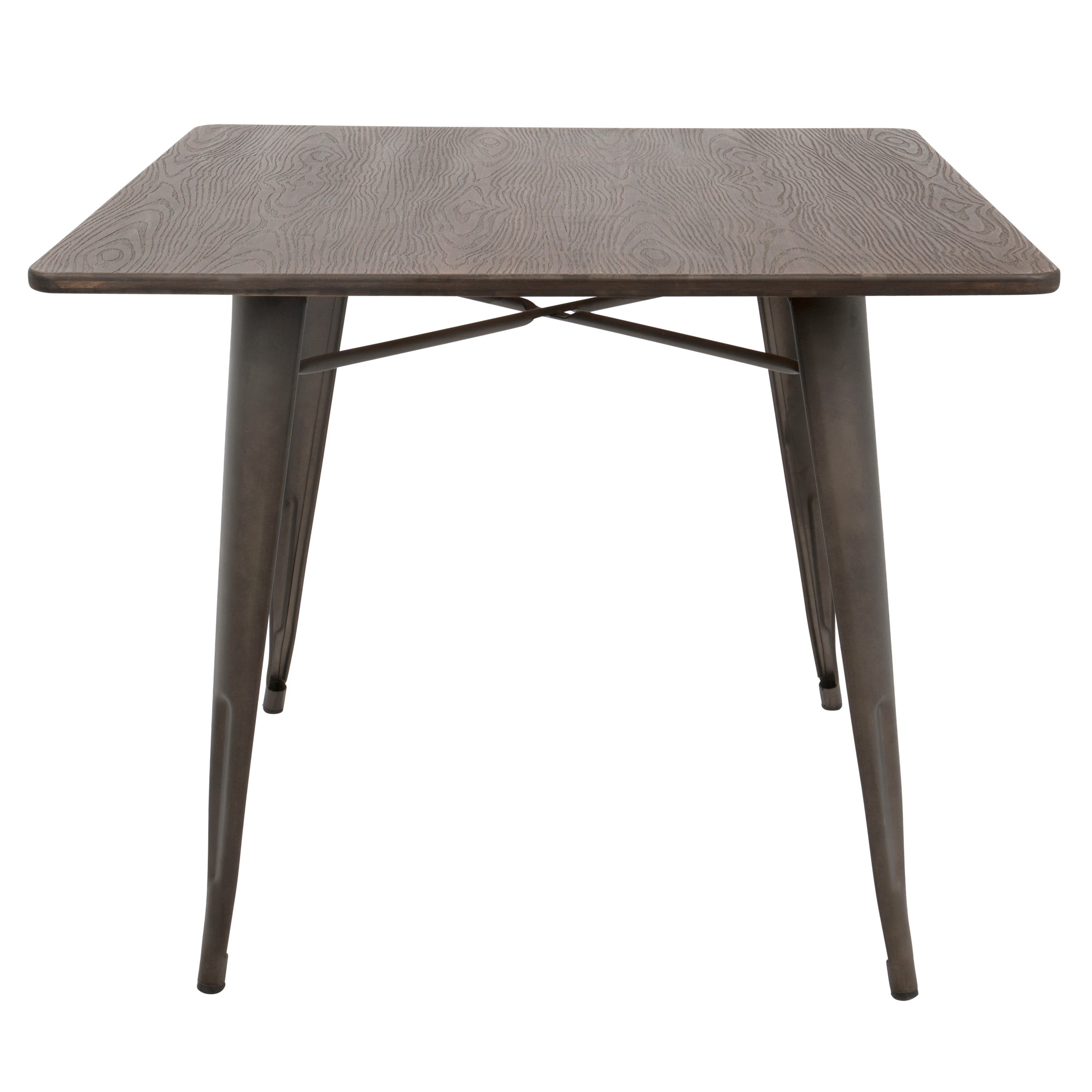 36" Farmhouse Dining Table in Antique Finish