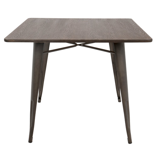 36" Farmhouse Dining Table in Antique Finish