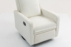Short Plush Manual Button Armchair Sofa