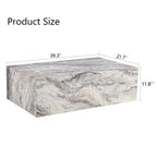 Grey Stone Pattern Coffee Table