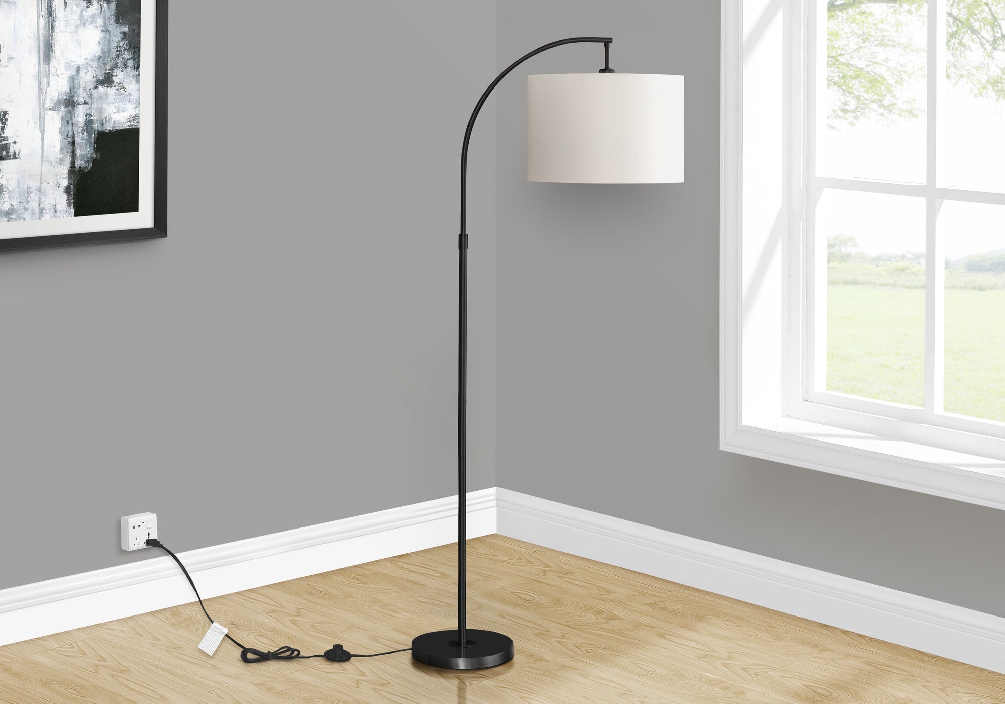 65" Tall Arc Floor Lamp