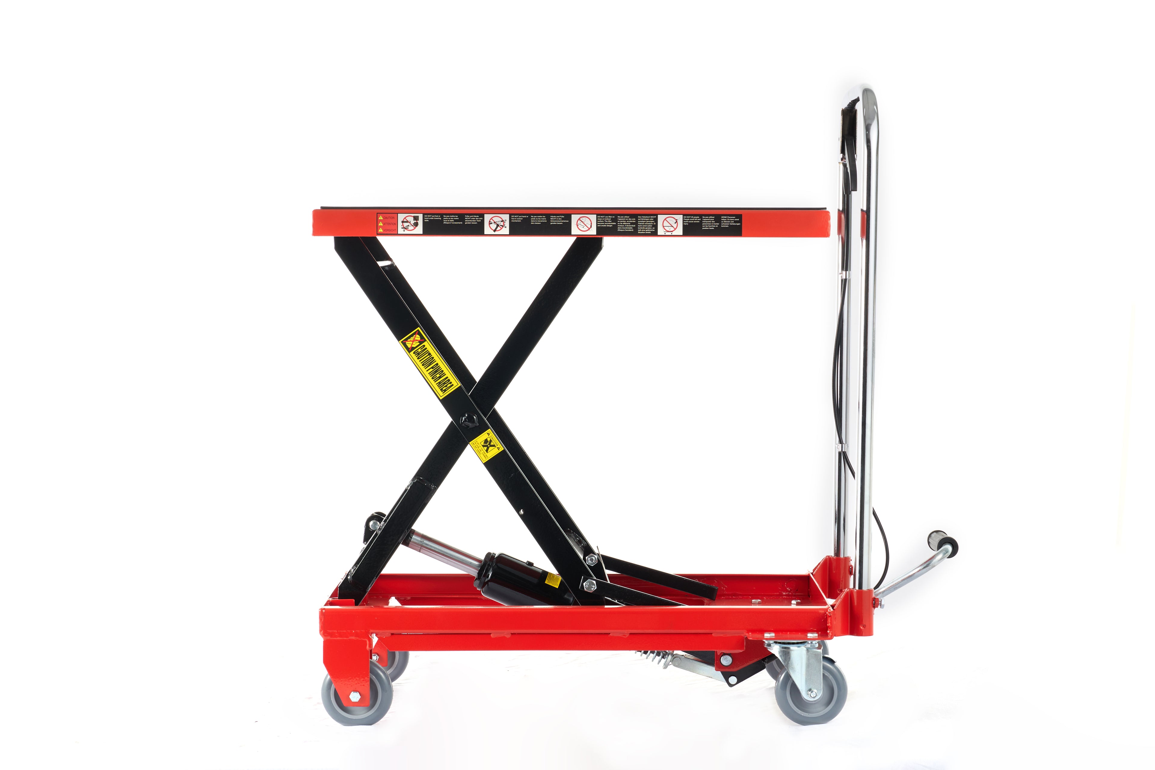 Hydraulic Lift Table Cart
