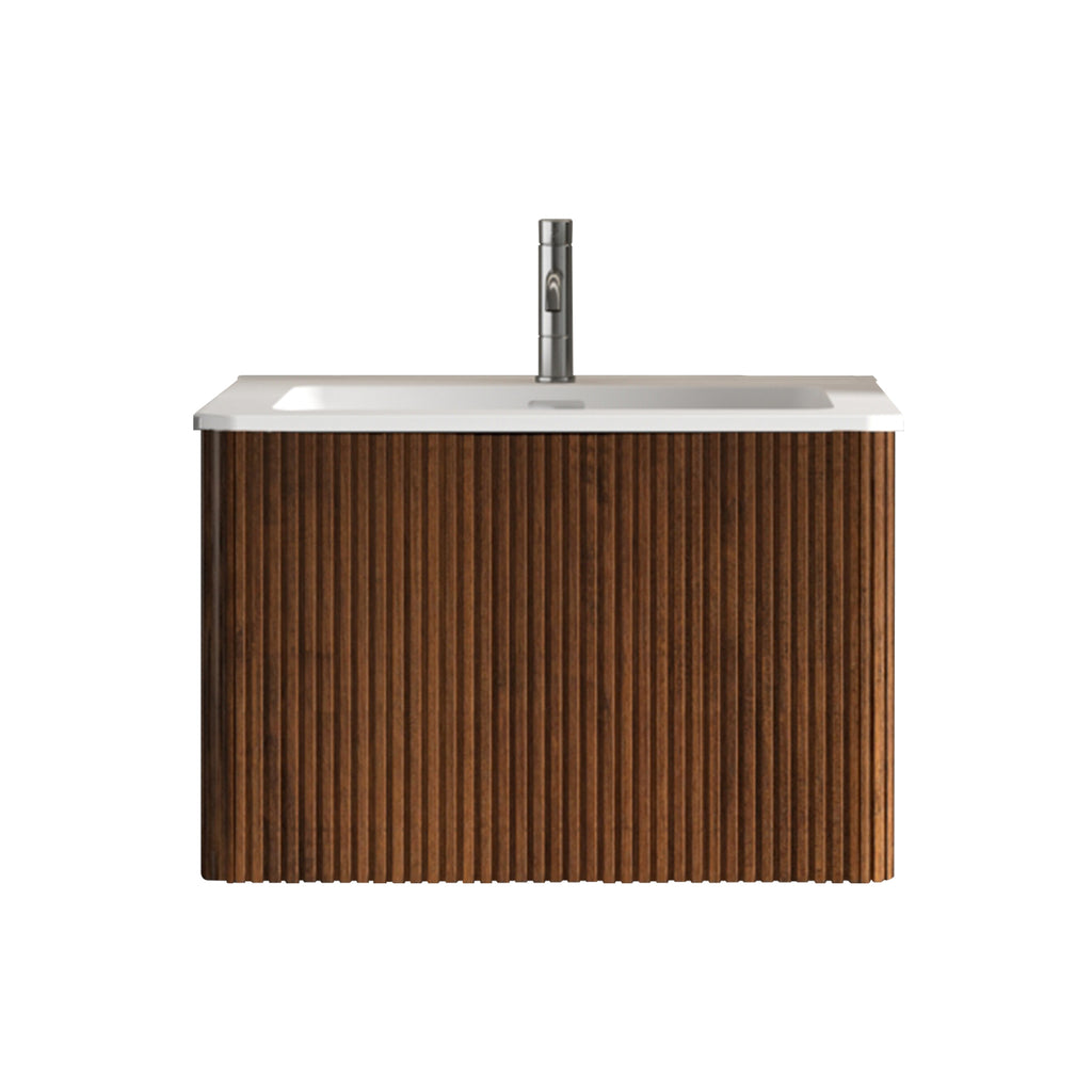 Etna 24" Striped Floating Bathroom Vanity