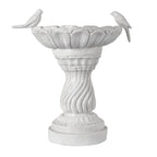 16.54" Garden Bird Bath Statue, Resin