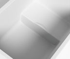 47" Acrylic Freestanding Bathtub with Seat