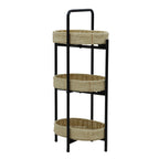 3 Tiers Tray Tables Paper Rope Woven Side Table